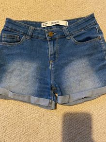 Denim shorts