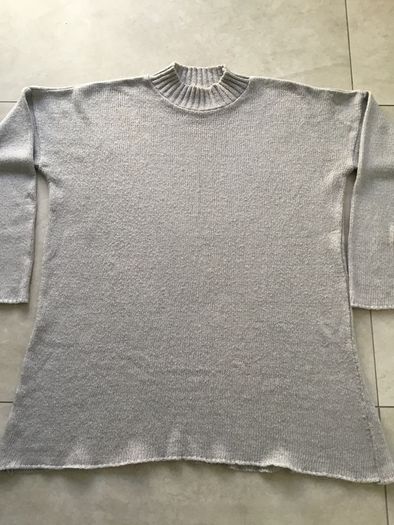 ladies Misguided grey jumper dress. Size M