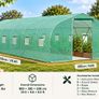 Large Walk-In Tunnel Greenhouse 30 x 10 ft Heavy Duty Polytunnel Image 4