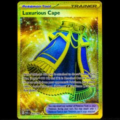 Luxurious Cape 265/182 Gold Secret Rare Holo S&V Paradox Rift Pokemon Card