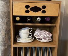 Plate Rack Unit with 2 Open Shelves-Only 25.00 euro