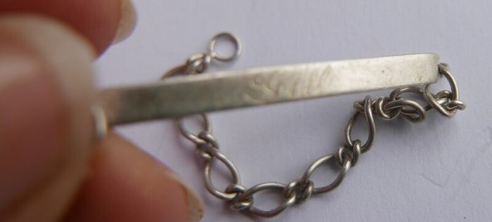 Vintage Sterling Silver hallmarked 925 Bracelet length 7" - 3,6g