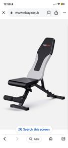 Adjustable weight bench