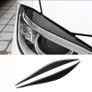 2Pcs/Set Carbon Fiber Headlight Eyebrows Eye Lid Cover fit for BMW 3 Series F30, F31, F34 Image 4