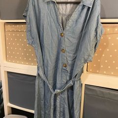 womens soft denim dress