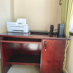 Computer desk -Mahogany wood.
