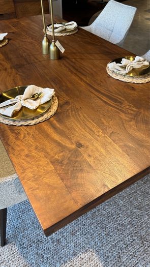 Ex Display 180cm Solid Wood Dining Table, Ex Display