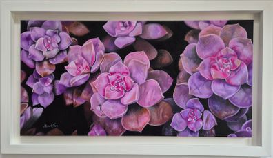 Purple Dream Delight | oil painting | framed