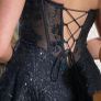 Black strapless corset ball gown / debs / Ty ball/ prom Image 7
