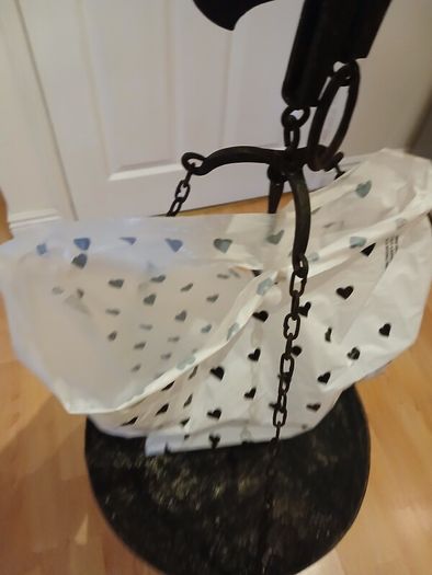 Antique iron weighing scales