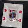Vintage Jack of Hearts Ceramic Ashtray Image 2