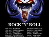 Motorhead Vintage Poster Rock n Roll Tour 1987 UK dates
