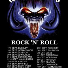 Motorhead Vintage Poster Rock n Roll Tour 1987 UK dates
