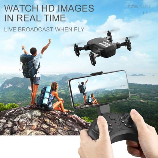 Phone RC Drone Quadcopter with 1080P Camera 3D Flips Gesture Photo Video Track Flight Altitude Hold Headless Mode Include Carry Bag