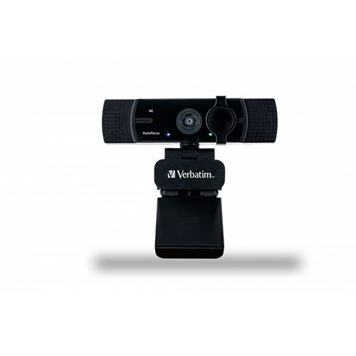 Verbatim AWC-03 4K Ultra HD Webcam Dual Microphone Professional 4K Autofocus Webcam