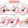 Electric Nail Files,Professional Electric Nail Drill 30000 RPM Efile Buffer Manicure Grinder Tool for Acrylic Gel Nails with Nail Drill Bits Set and Sanding Bands (Pink) Image 4