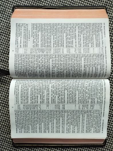 KJV Holy Bible Goatskin Cambridge Concord Black Letter Text on3n3ss