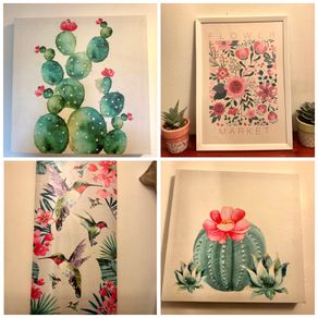 Canvas bundle and picture frame