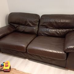 Brown sofa