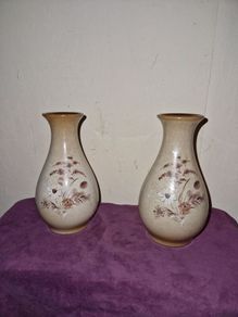 Matching pair of West German vases