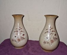 Matching pair of West German vases