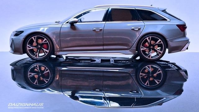 Audi RS6 C8 Avant Nardo grey 1:18 KiloWorks NEW!