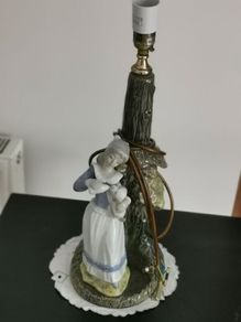 Vintage Tengra porceline lamp