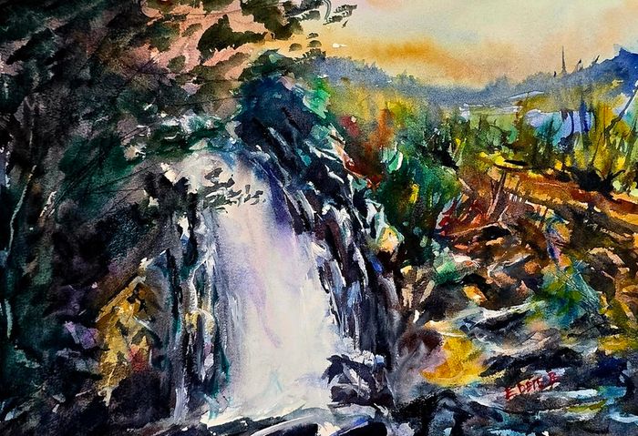 powerscourt watercolour