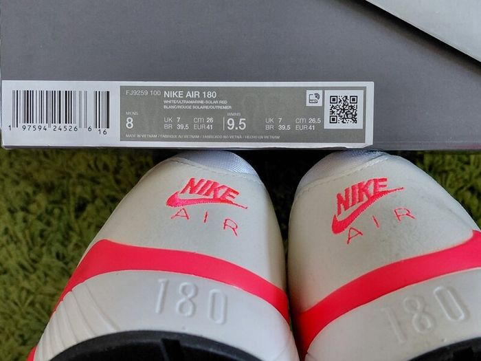 Nike Air Max 180 Ultramarine (2024) UK-7/EUR-41 FJ9259-100 White/Ultramarine/Solar Red/Black-2024