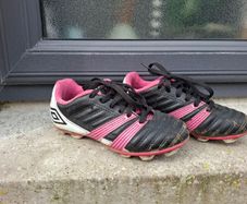 Umbro girl's football boots. Size junior 11