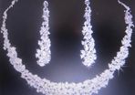 Crystal Bling Necklace and Earrings