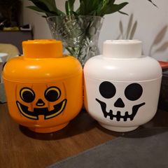 Lego heads halloween box