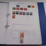 A collection of stamps from various countries on pages in binder (1872-2000s) Image 7