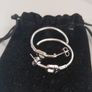 925 silver manifesto earrings Image 3