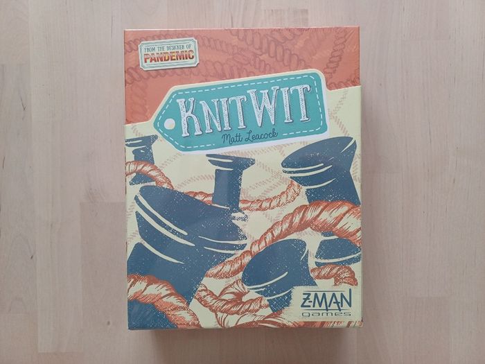 Knit Wit Board Game (Z-Man Games, Word Game, Party Game, NEW SEALED)