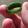 Stunning Polished and Carved Jade Ring Image 5