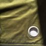 Green eyelet curtains Image 2