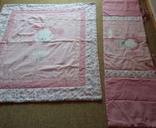 Baby bumper and quilt
