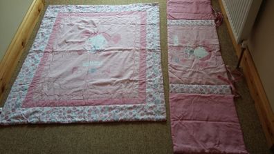 Baby bumper and quilt