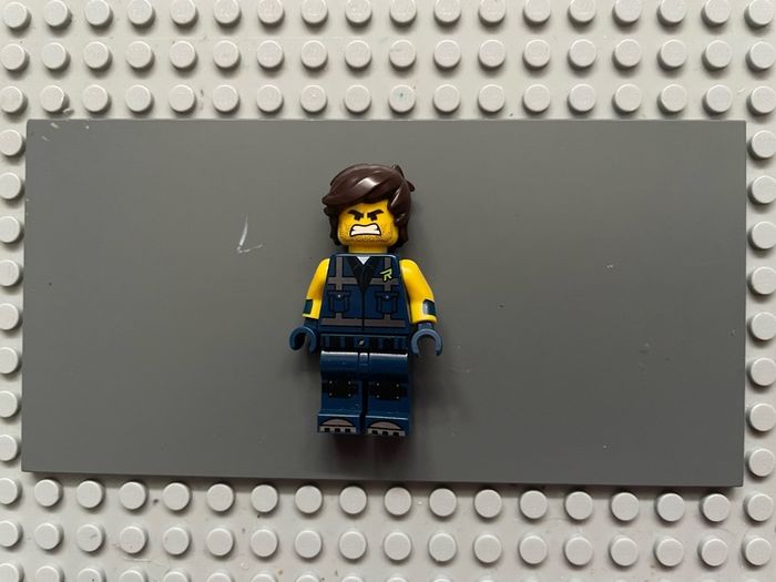 lego the Lego movie tlm174 Rex Dangervest minifigure- Smile, Teeth / Angry