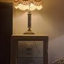 Huge Antique Heavy Brass Lamp Image 8