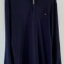 Tommy Hilfiger navy blue quarter-zip sweater Image 4