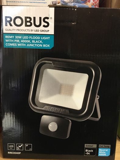 30 W Floodlight with PIR
