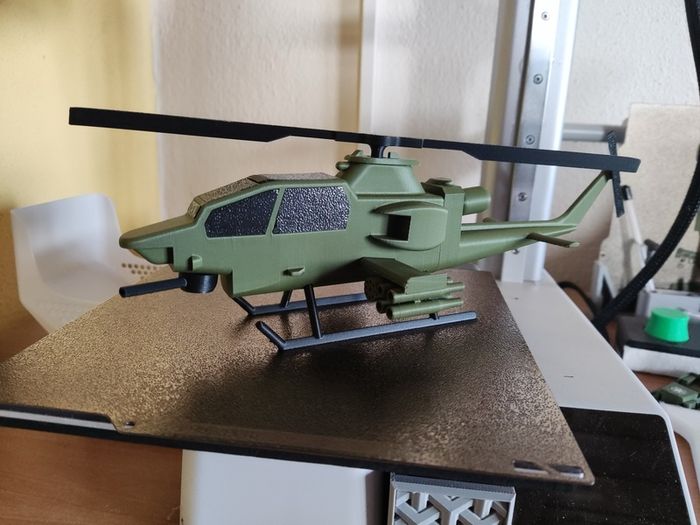 AH-1 Cobra Gunship3D printed (Free Postage)