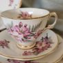 1960s Royal Tara Galway Fine Bone China Tea Set Wild Rose & Fern Image 2