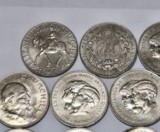 Commemorative coins x 13 Crowns Dianna & Charles Churchill Collection