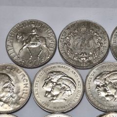 Commemorative coins x 13 Crowns Dianna & Charles Churchill Collection