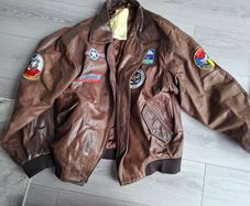 Men 1050s pilots jacket large / x large % 100 leather