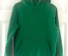 Dunnes Stores Green Hoodie Age 9-10