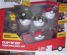 New Pokemon Clip N Go Belt Set